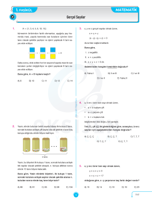 UZEMGO - TYT Hızlı Kamp - Fasikül 1